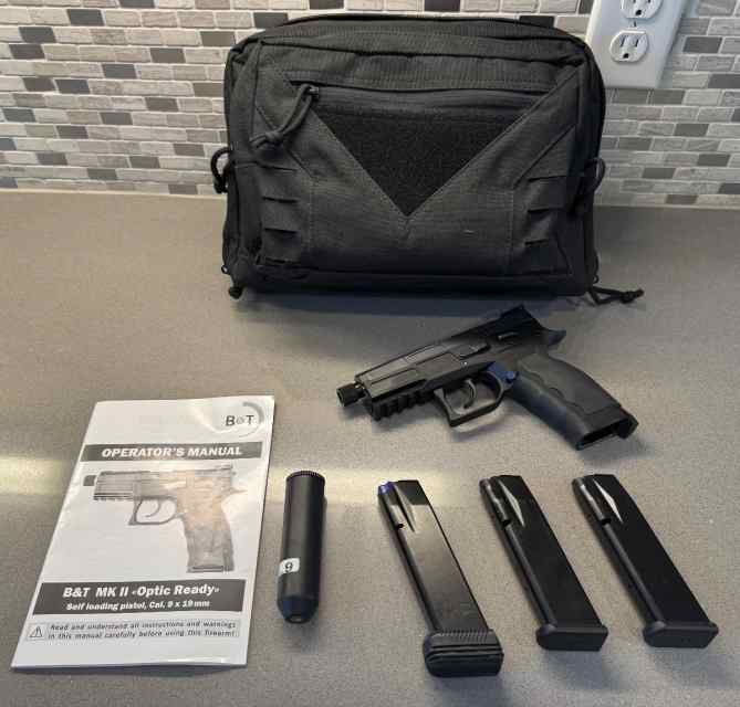 B&amp;T MKII 9mm threaded – no longer produced  