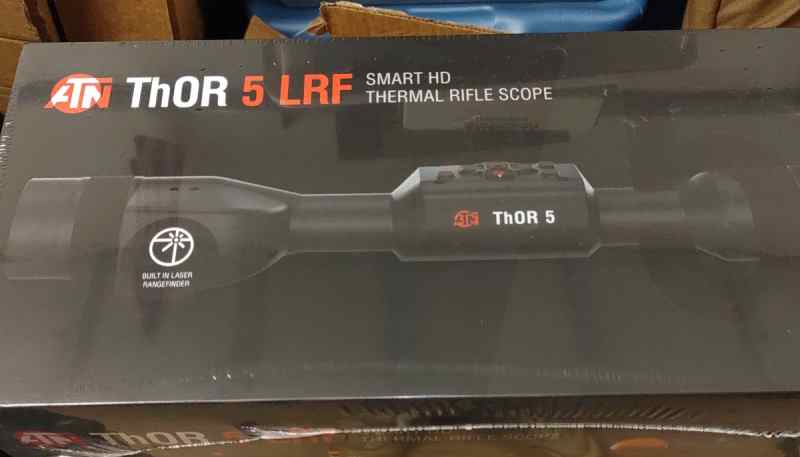 NIB! ATN THOR 5 LRF WITH QD MOUNT ALL NIB!!