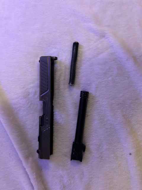 Glock 17 zev complete slide and barrel 