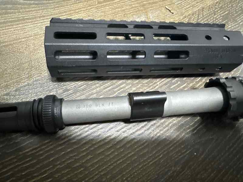 Noveske nsr7 rail and a noveske 300blackout barrel