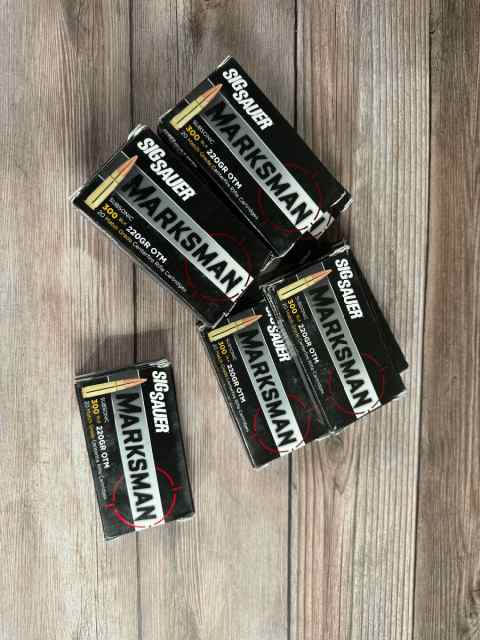 Sig 220gr 300blk OTM subs 