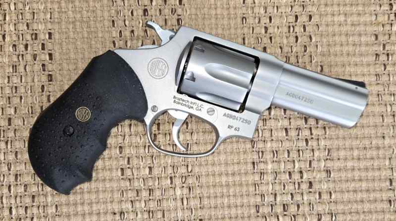 Rossi RP63 Stainless Revolver, 357/38, 6 Shot, 3&quot; 