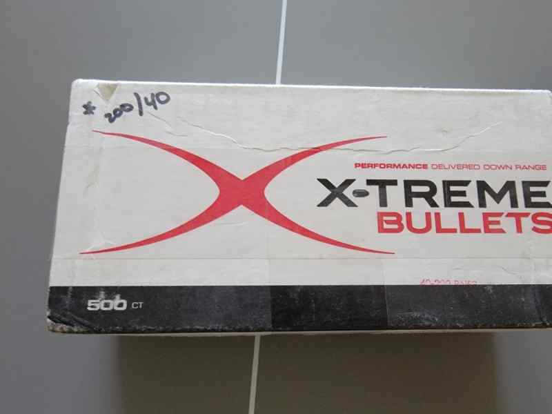 500ct 40cal X-Treme Bullets