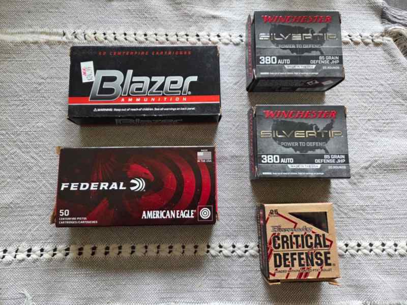 380 ammo  JHP &amp; FMJ  Sell or Trade $55