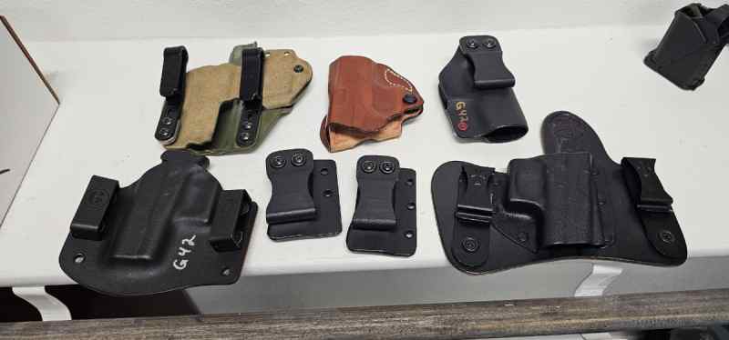 7 holsters and mag holders for Glock 42 G42