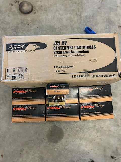 .45 ACP 1370 Rounds