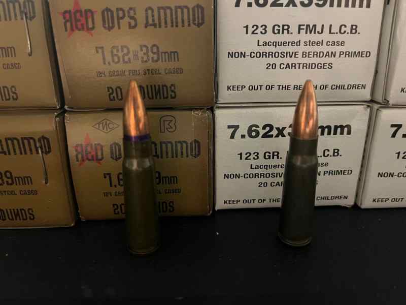 820 Rounds of 7.62x39mm AK Ammo