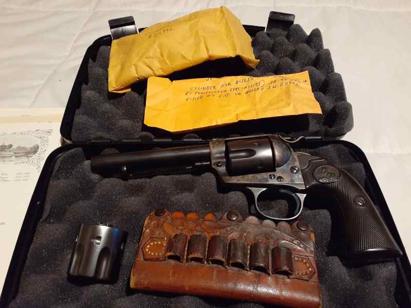 1901 Colt  Bisley SAA dual barrel Colt letter