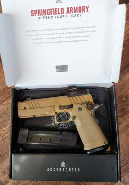 Springfield Armory Prodigy 1911 DS AOS FDE 4.25” 9