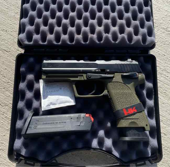 HK USP 9mm OD green unfired