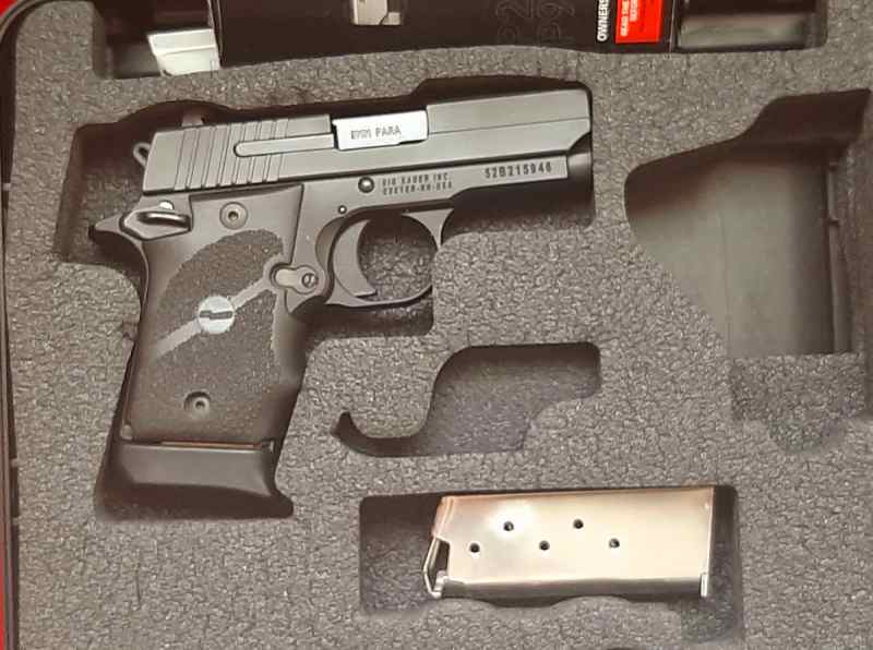 Sig P938 Compact 9mm 1911 with 2 magazines