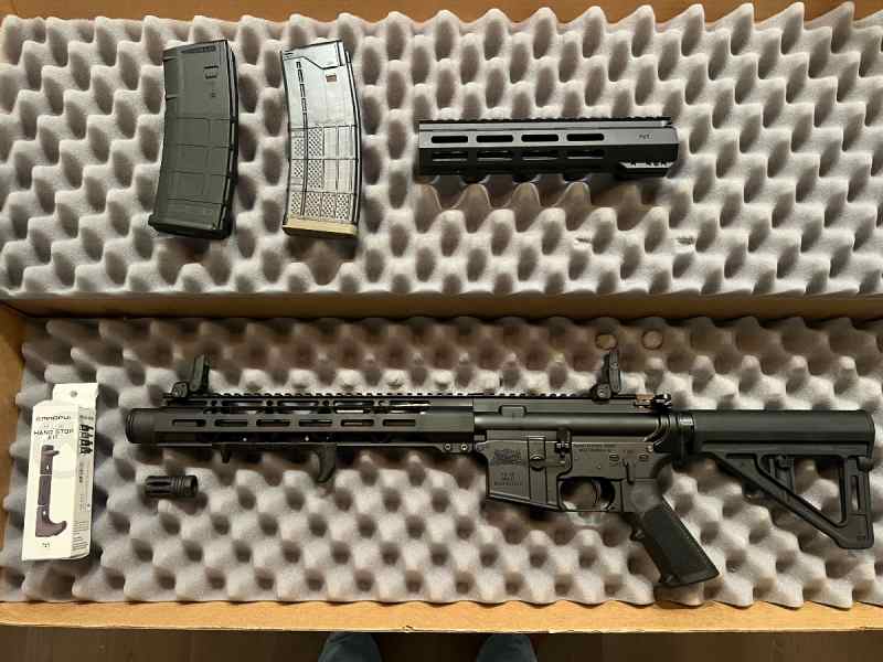 Custom PSA 10.5” .300AAC AR-Pistol with extras