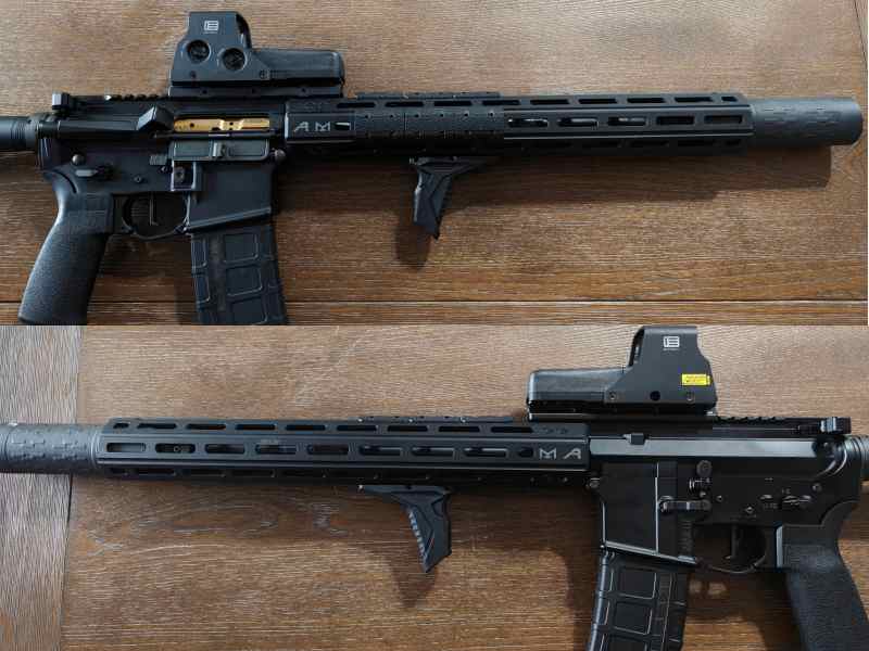 12.5 AR-15 Suppressed Set Up