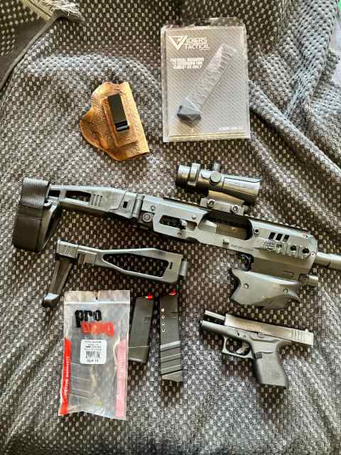 Glock 43 with CAA brace