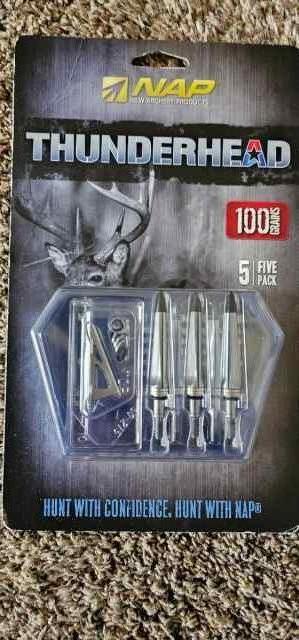 NAP Thunderhead 100 Grain Arrows - NEW IN PACKAGE