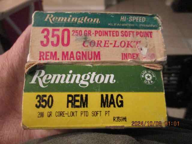 350 Remington Mag Ammo