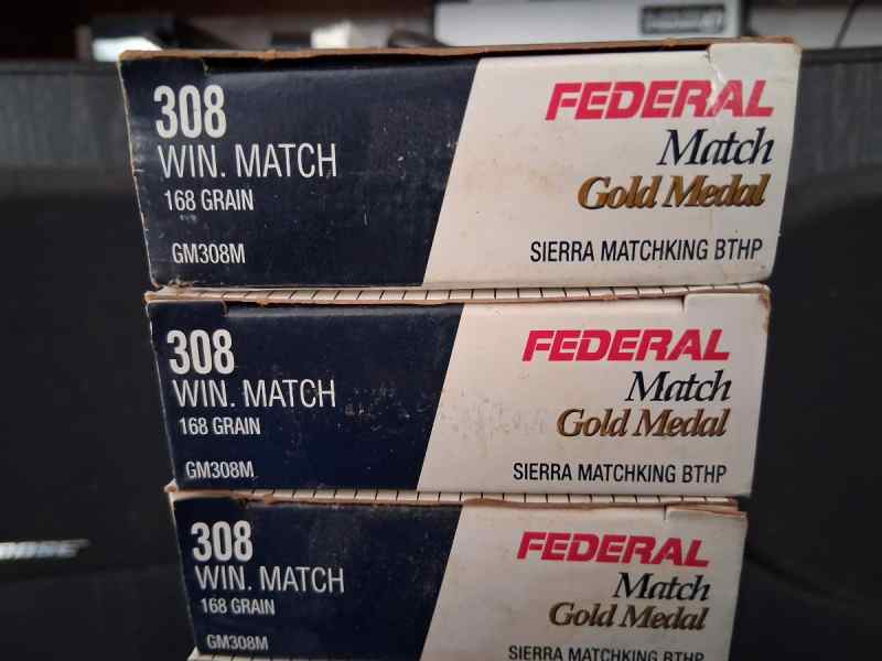 Federal Match Gold Medal 308, &amp;  some 243