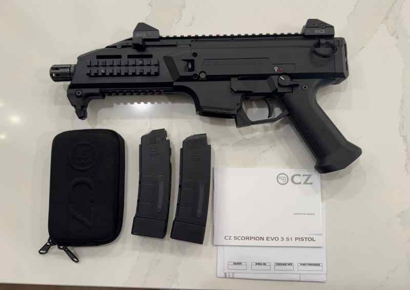 CZ Scorpion EVO 3 S1 Pistol