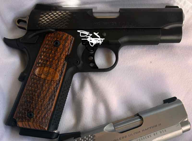 Kimber pro Raptor II blued 1911  .45acp NIB.