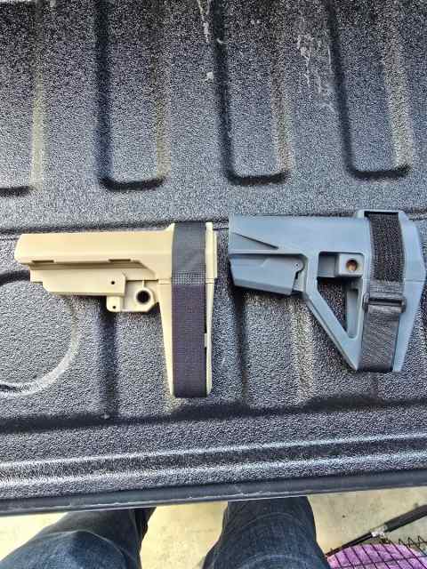 New SBA3 and SBA5 AR Pistol Braces