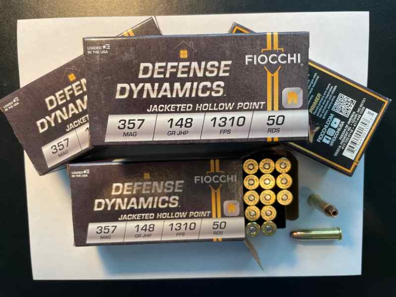 For Sale: Fiocchi .357 Mag JHP - 200 rnds