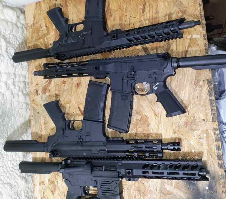 AR 556 pistols 