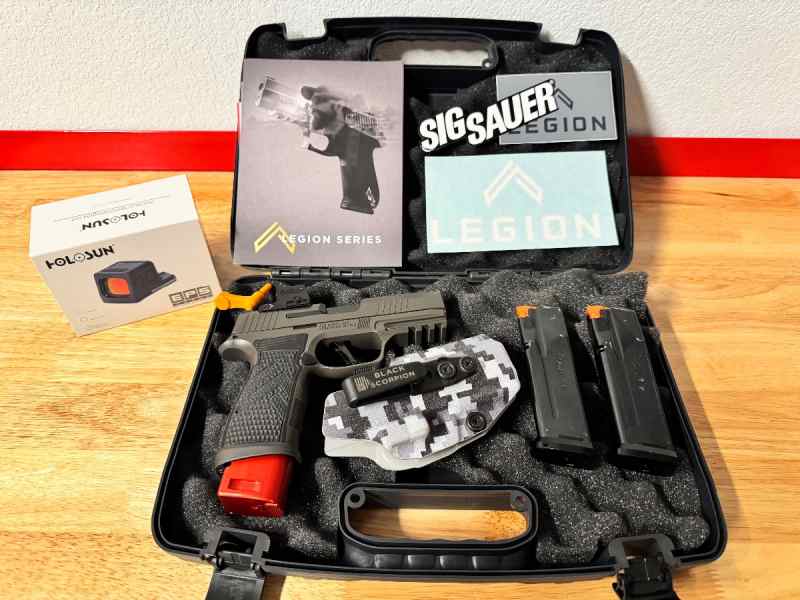 Near Brand New Sig Sauer P365 AXG Legion