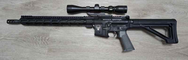 Spikes 300blk 16&quot; Daniel Defense Barrel Scope