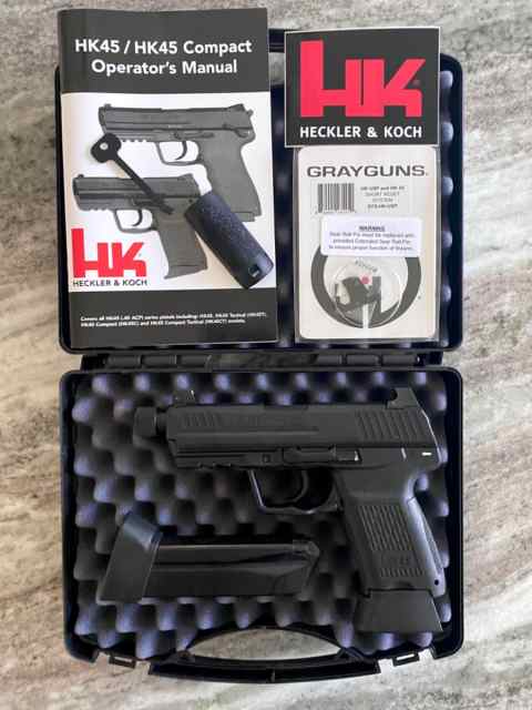 HK45 Compact Tactical (HK45CT), V7 LEM SRT, 4 MAGS