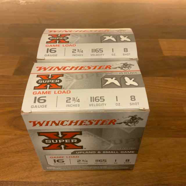 Winchester 16 gauge 8 shot ammo