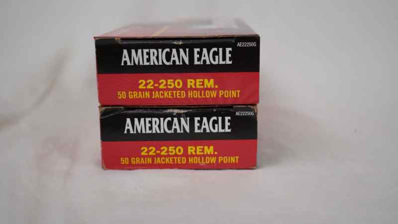 Federal American Eagle 22-250 50gr JHP (38 rounds)
