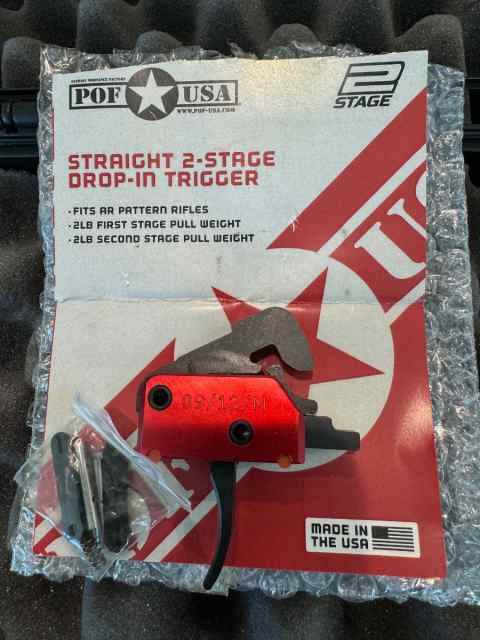 POF-USA Straight Drop-in Trigger 2 stage-AR Rifles