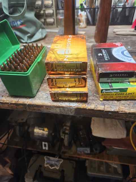 30-06 Ammo below cost, Federal, Fusion, Remington 