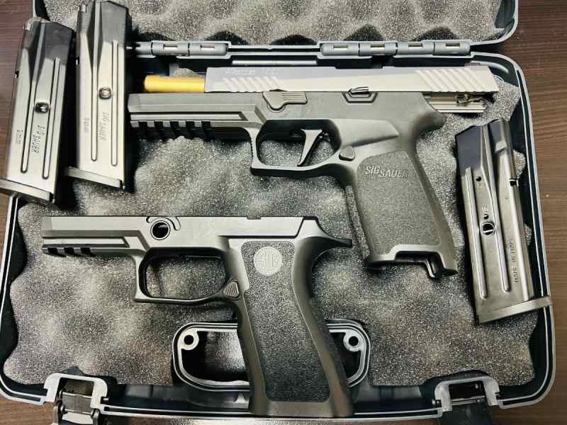 Stainless Sig Sauer P320 X Full Size