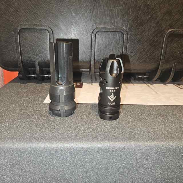 Epsilon VG6 and Dead Air Keymo flash hider 1/2-28