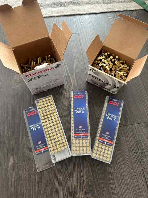 Big lot of .22LR ammo