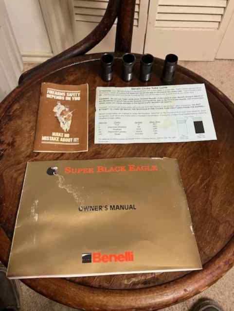 Benelli Super Black Eagle Chokes &amp; Owners Manual