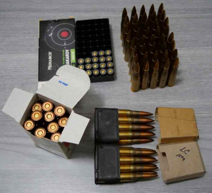 Ammo for surplus firearms: 7.62x54R 8x56mmR 30-06 