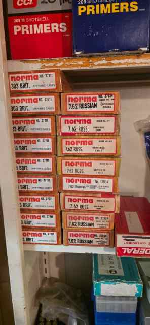 NORMA 7.62x54 and .303 Britsh NEW BRASS